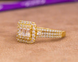 Luisa Cushion 18Karat Yellow Gold Engagement Ring