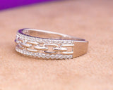 White Gold Wedding Band