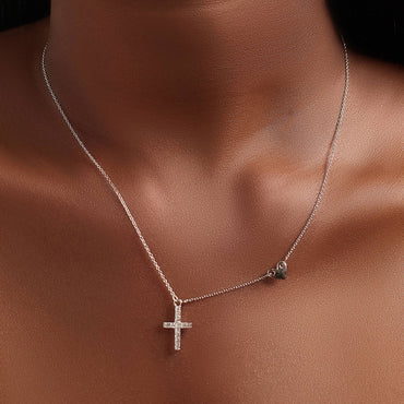 Doreen Moissanite Sterling Silver Necklace