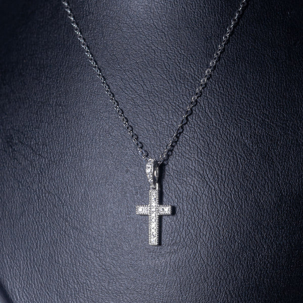 Nadia 1.5mm 10Karat White Gold Moissanite Necklace