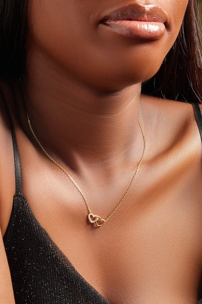 Loveth 18Karat Yellow Gold Diamond Necklace