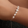 Jessica Moissanite Sterling Silver Bracelet