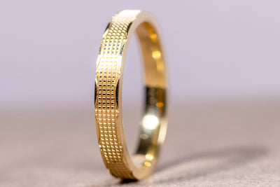 Wealth 18Karat Yellow Gold Wedding Band