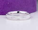 White Gold Wedding Band