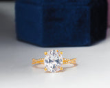 10Karat Yellow Gold Engagement Ring 