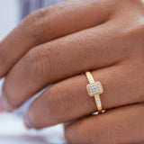 Scarlett 18Karat Yellow Gold Diamond Engagement Ring/ Ghana