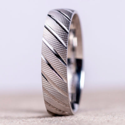 White Gold Wedding Band