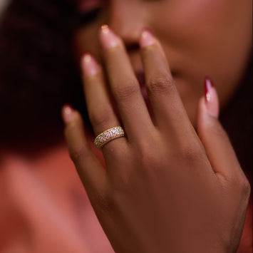 Sophia 18Karat Yellow Gold Diamond Wedding Band