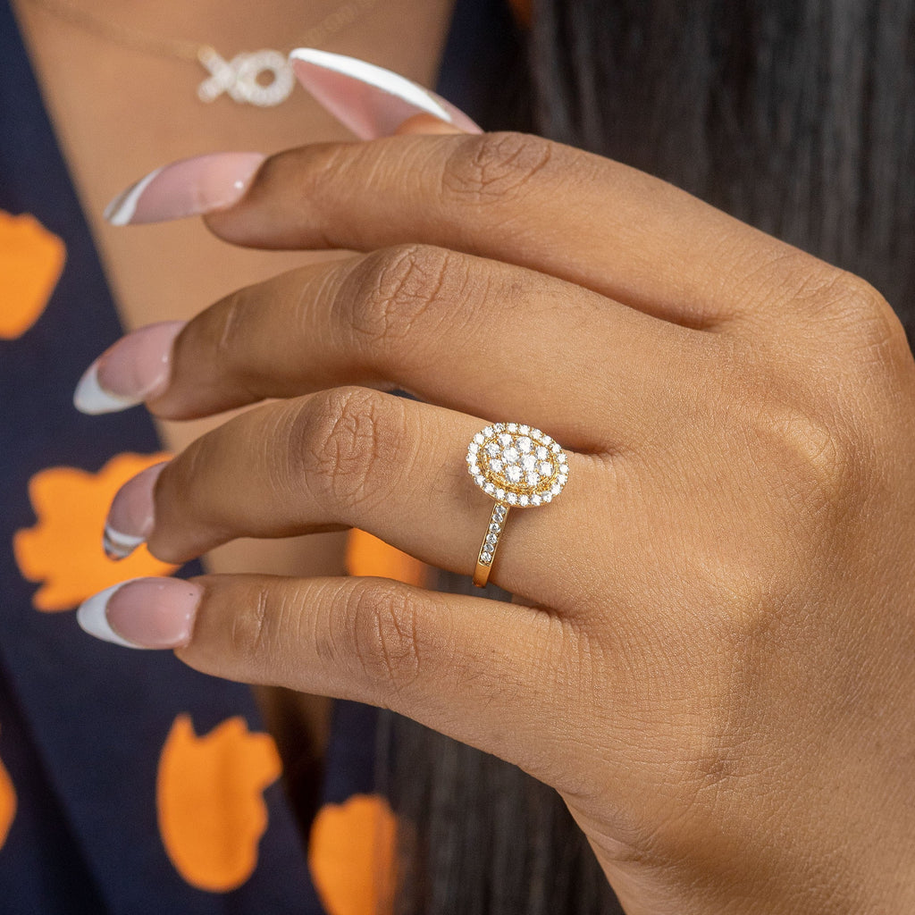 Tiwa 18Karat Yellow Gold Diamond Engagement Ring/ Ghana Saint Tracy