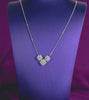 Iro Cushion 10Karat White Gold Moissanite Necklace