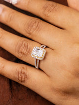 Yvonne Emerald Bold 18Karat Yellow Gold Engagement Ring