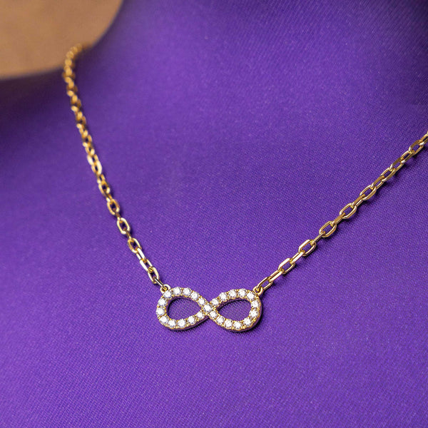 Zita 2.5mm 18Karat Yellow Gold Diamond Necklace