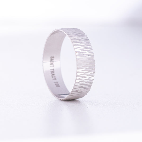 Odalis 18Karat White Gold Wedding Band