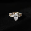 Lizzie Marquise 18Karat Yellow Gold Moissanite Engagement Ring