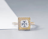 Dolly Square 18Karat Yellow Gold Engagement Ring