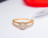 18Karat Gold Engagement Ring