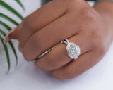 Sterling Silver Engagement Ring, Proposal Ring, Wedding Ring