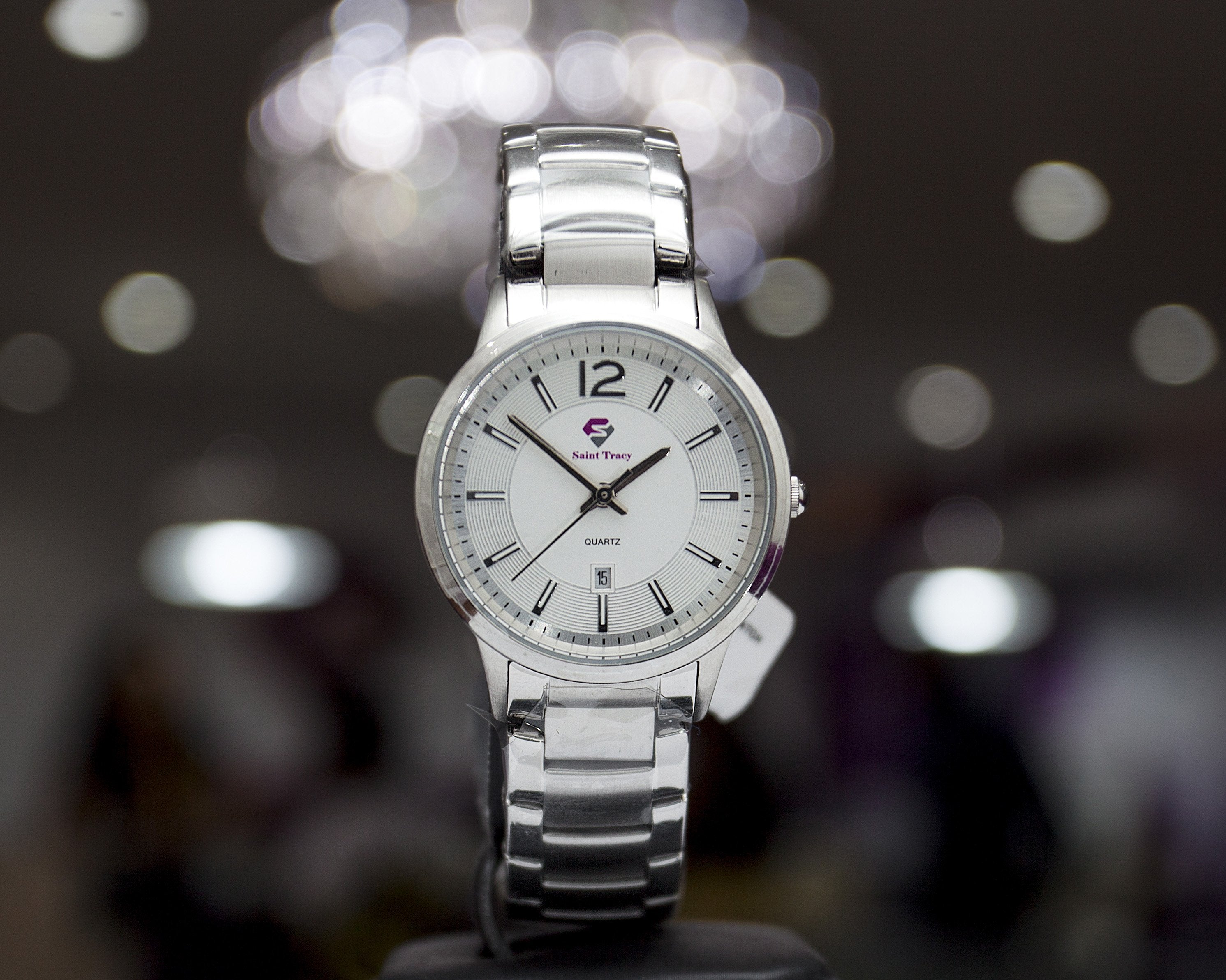 Nadine Silver Chain Wrist Watch Saint Tracy