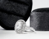 Minty 18Karat White Gold Engagement Ring