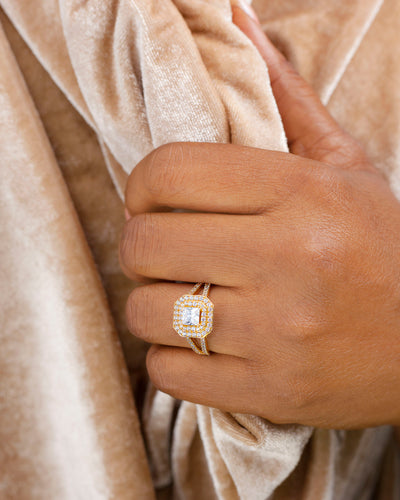 Vanessa 18Karat Yellow Gold Engagement Ring