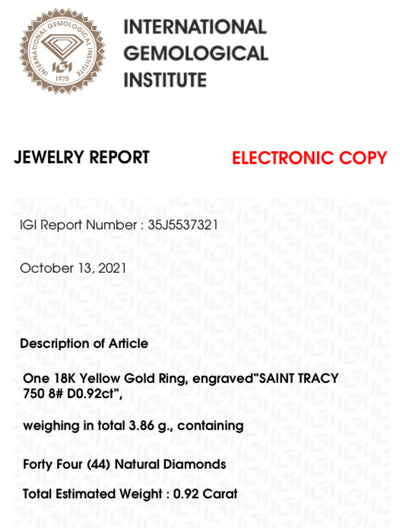 Tiwa 18Karat Yellow Gold Diamond Engagement Ring/ Ghana