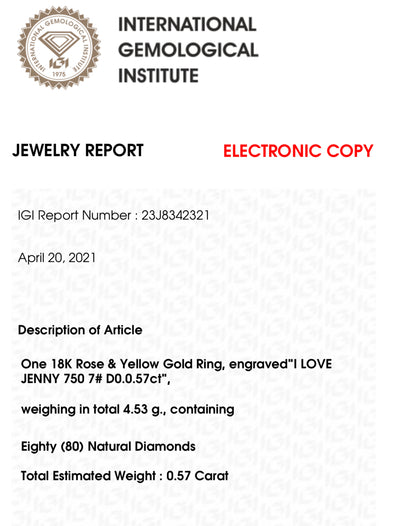 Vanessa 18Karat Yellow Gold Diamond Engagement Ring