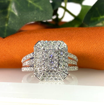 Karen 18Karat White Gold Diamond Engagement Ring
