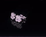 Clove 18Karat White Gold Diamond Earring