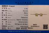 Clove 18Karat Yellow Gold Diamond Earring